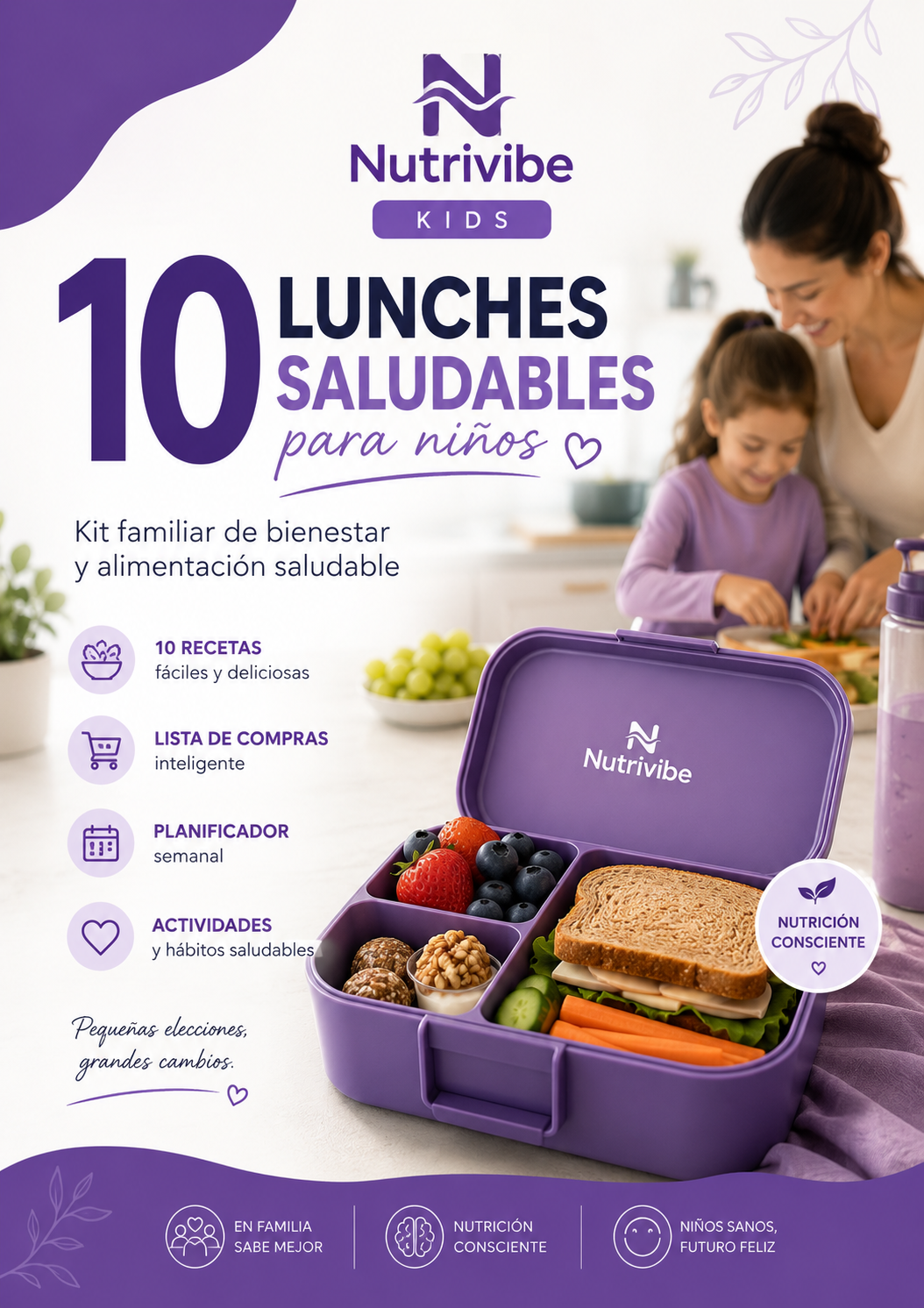 10 Lunches Saludables para Niños y Niñas — vista previa 1